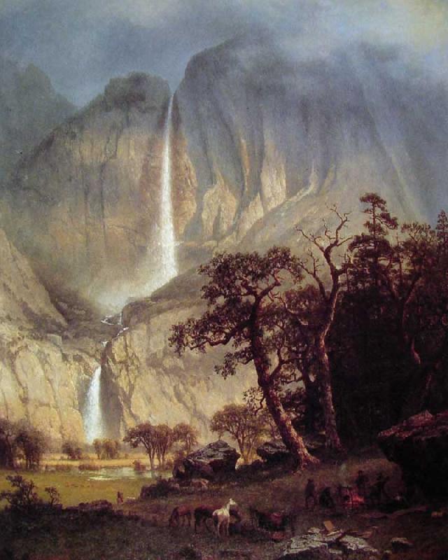 Albert Bierstadt The Yosemite Fall oil painting picture